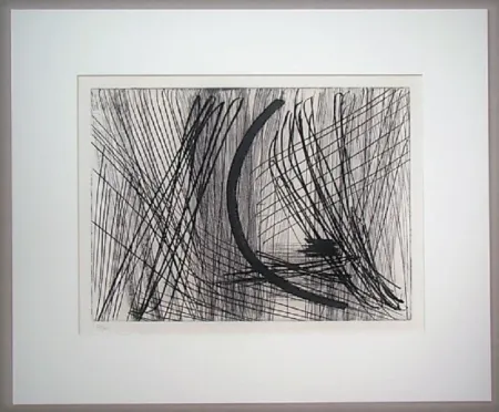 エッチングと　アクチアント Hartung - Komposition G.23