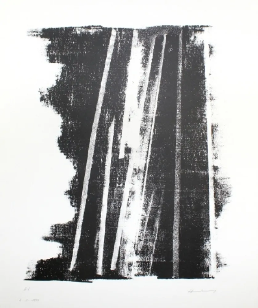 リトグラフ Hartung - L-1