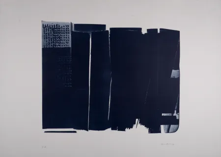 リトグラフ Hartung - L-16, 1973 - Extra large original lithograph (Hand-signed!)