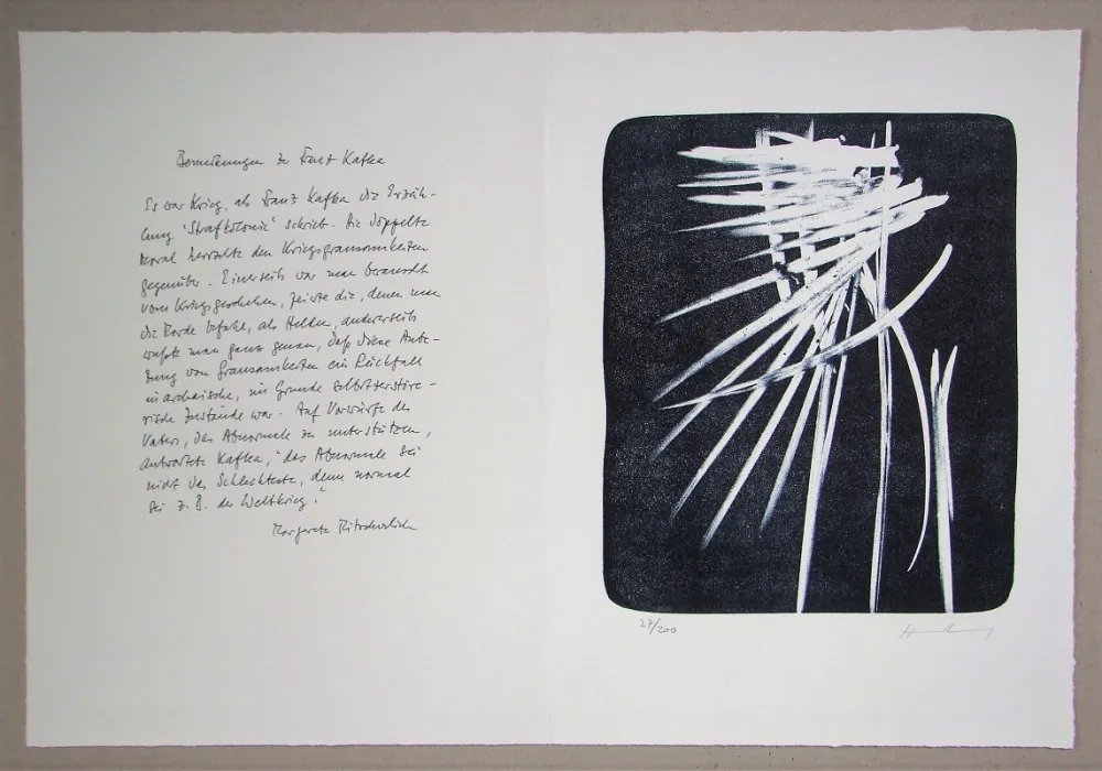 リトグラフ Hartung - L 1976-27