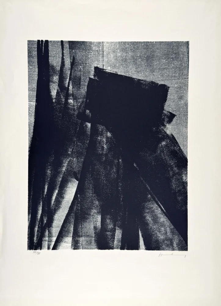 リトグラフ Hartung - L 1977-4 