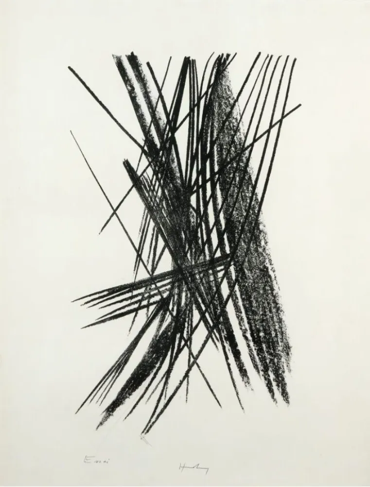 リトグラフ Hartung - L16