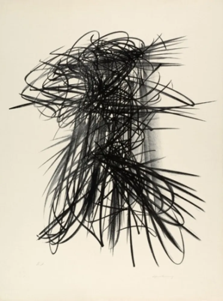 リトグラフ Hartung - L93