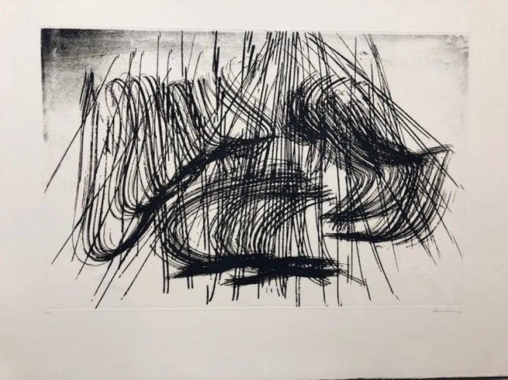 エッチング Hartung - Las Estampas de la Cometa