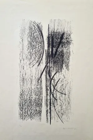 リトグラフ Hartung - Litho 84