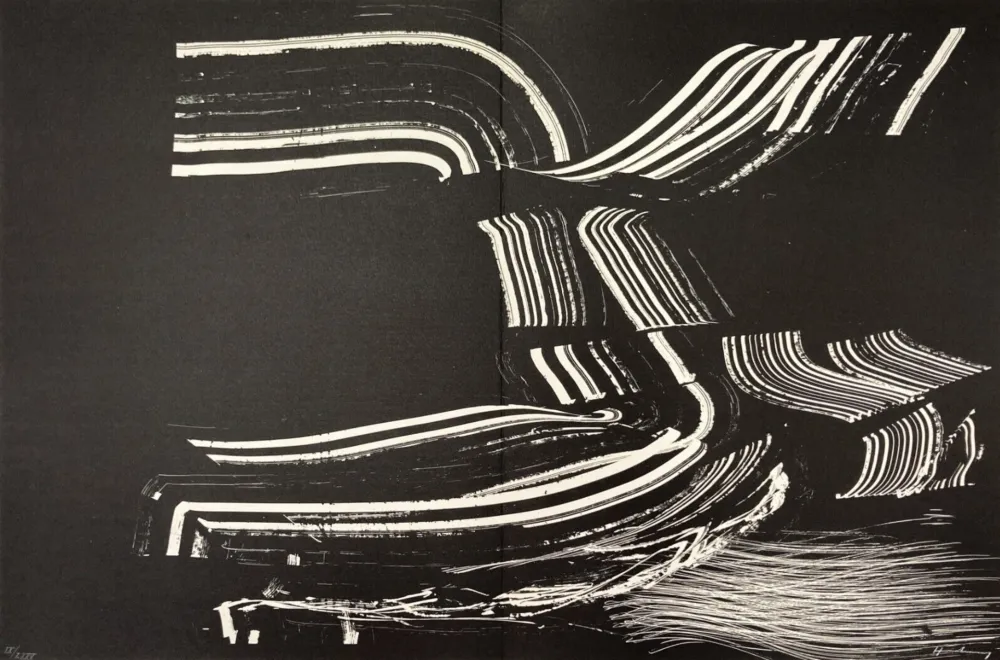 リトグラフ Hartung - Lithograph XII from Farandole