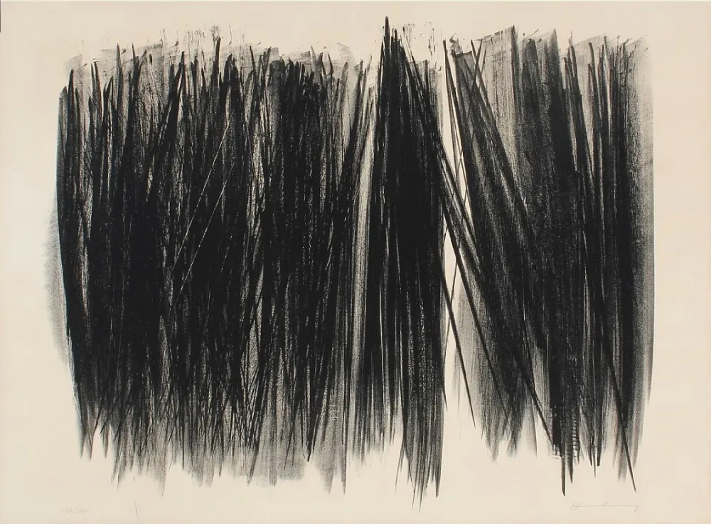 リトグラフ Hartung - Litograph L105