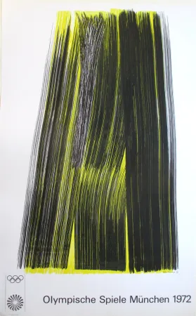 リトグラフ Hartung - OL 1972 . original colourlithograph