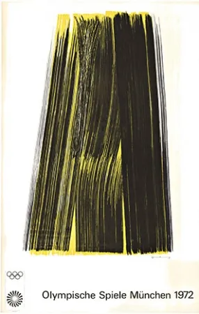 シルクスクリーン Hartung - OLYMPICS MUNICH