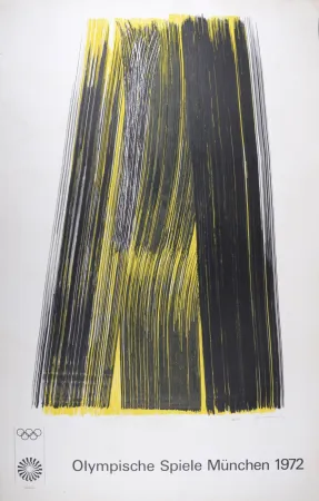 リトグラフ Hartung - Olympische Spiele München, 1972 - Hand-signed