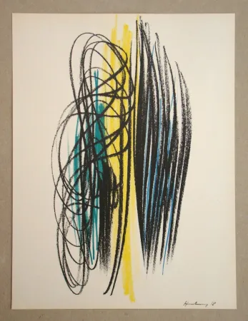 リトグラフ Hartung - Pastel P. 1958 - 35