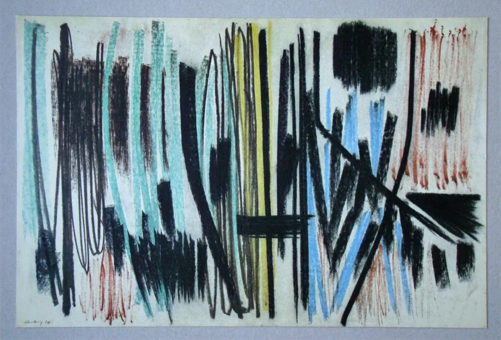 リトグラフ Hartung - Pastel P.1950-4