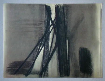 リトグラフ Hartung - Pastel P.1953-10
