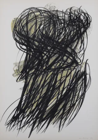 リトグラフ Hartung - Pastels, Portfolio Peintres d'aujourd'hui, 1962 - Set of 9 offset lithographs in colors