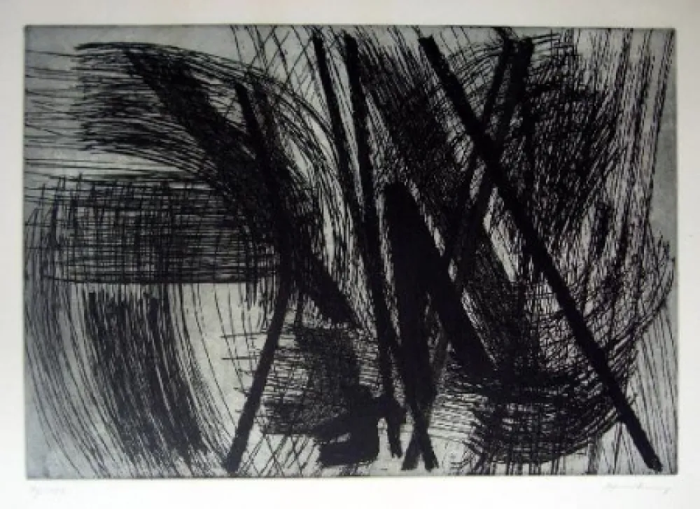 彫版 Hartung - Sans titre