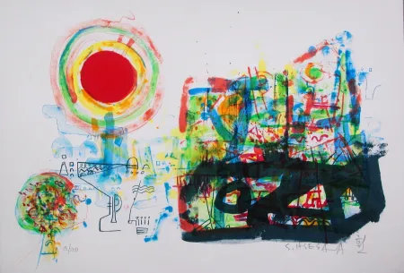 リトグラフ Hasegawa - Aube