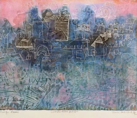 彫版 Hasegawa - Lumière bleue 