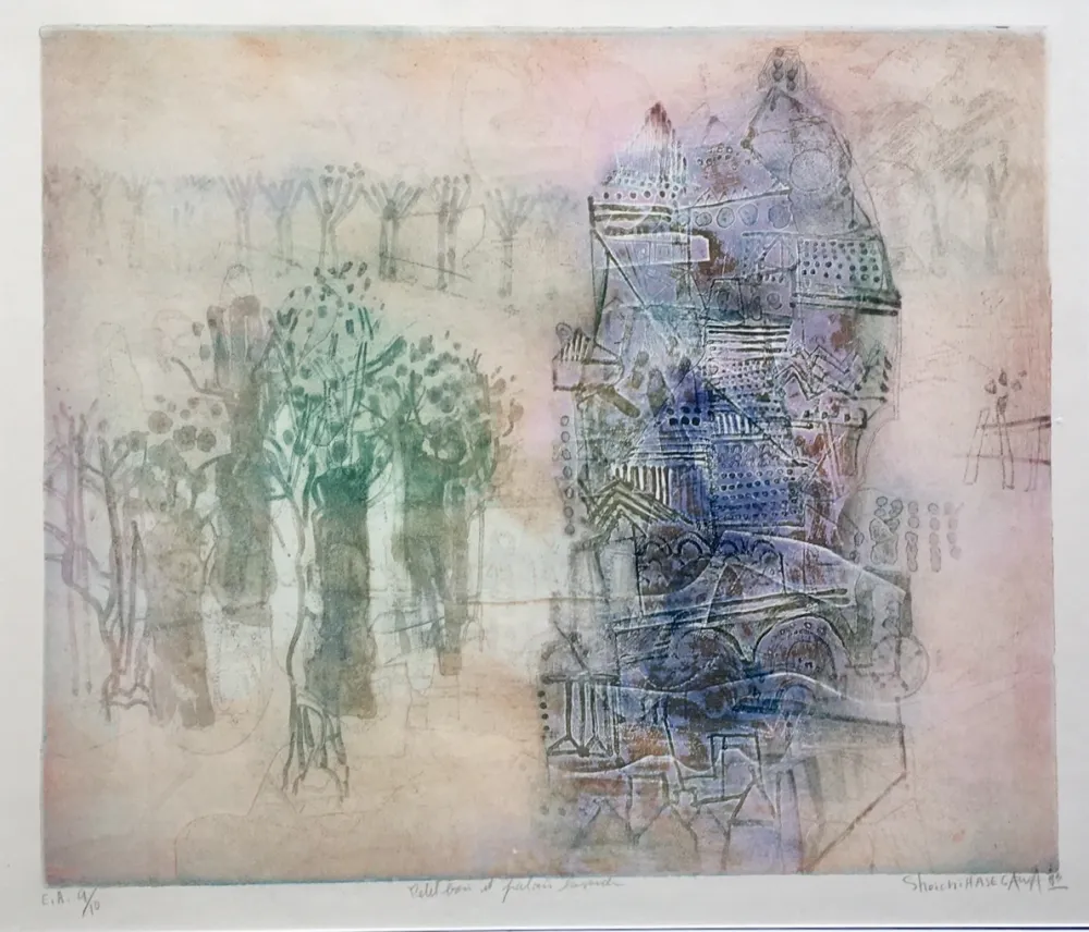 彫版 Hasegawa - Petit bois et palais lavande 