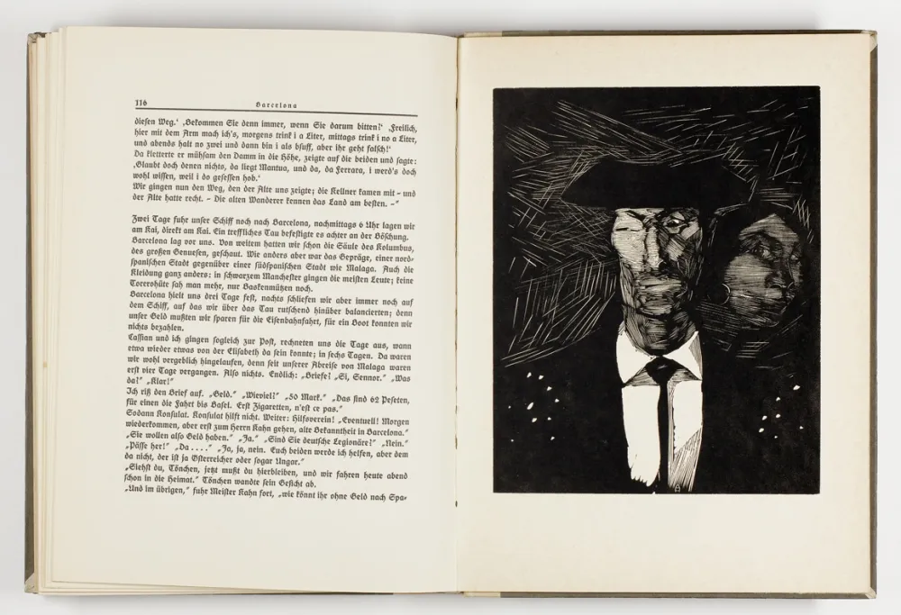 挿絵入り本 Hasemann - Himmel und Hölle auf der Landstraße 