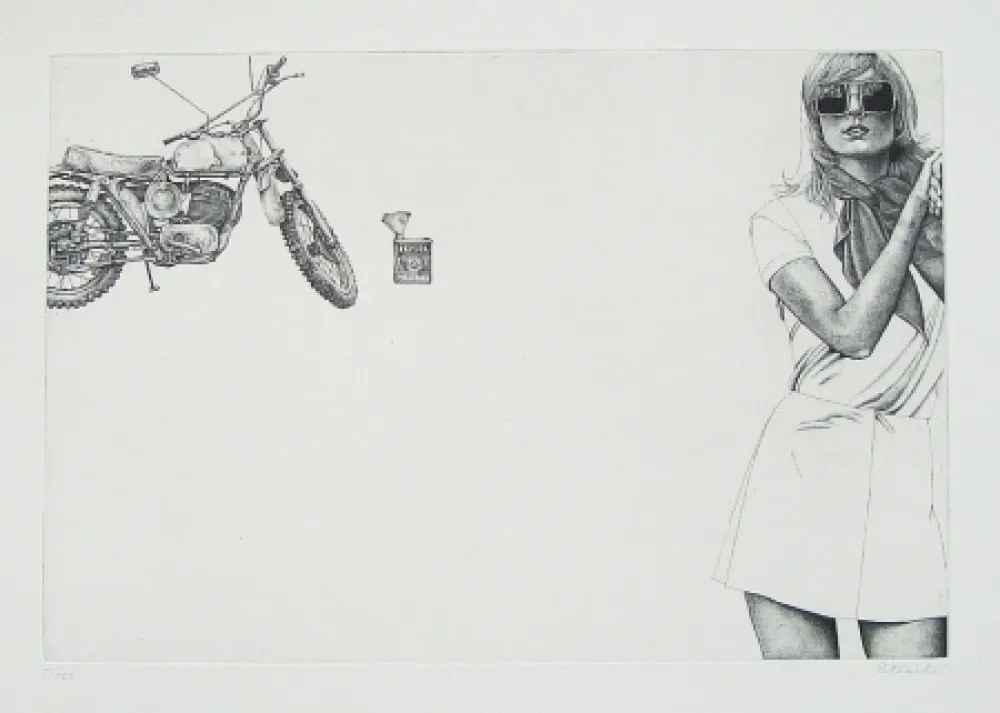 エッチング Häsler - Titre inconnu