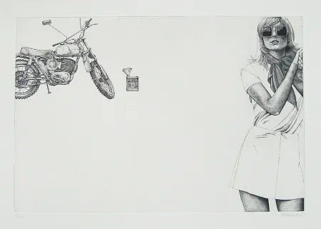 エッチング Häsler - Titre inconnu