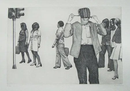 エッチング Häsler - Titre inconnu