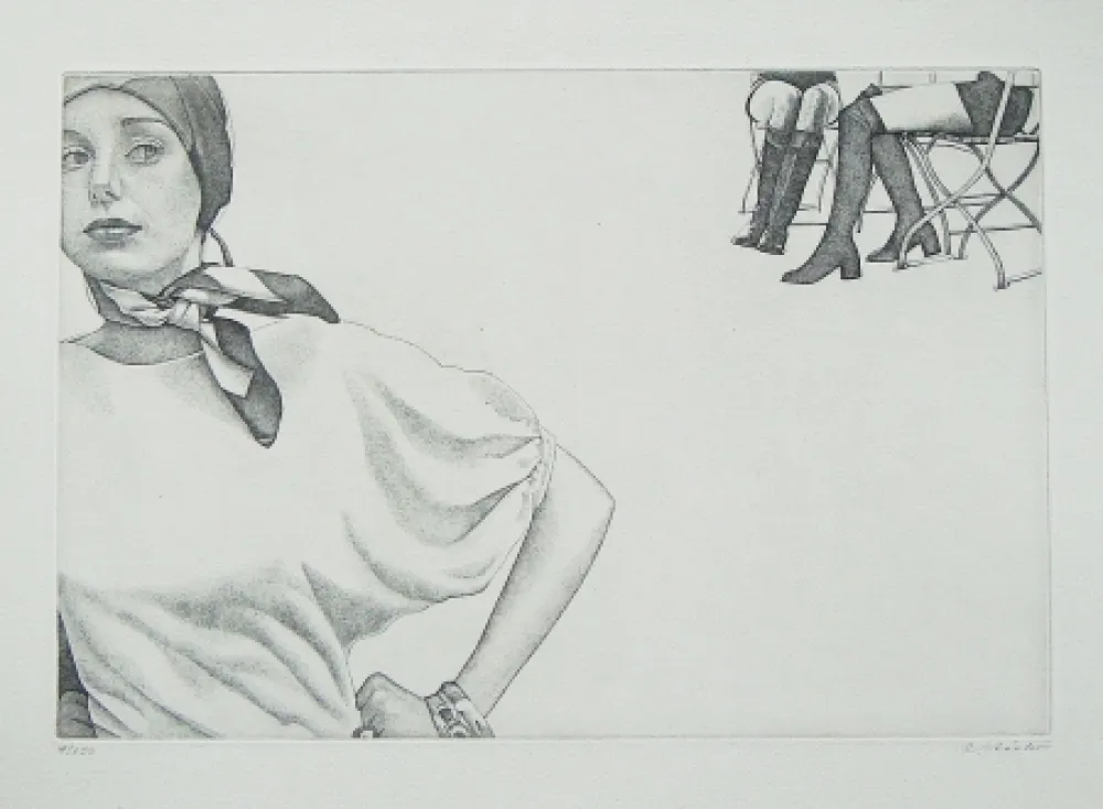 エッチング Häsler - Titre inconnu