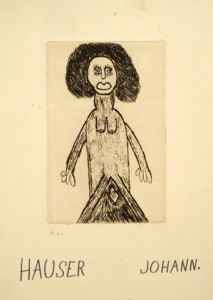 彫版 Hauser - Weiblicher Akt