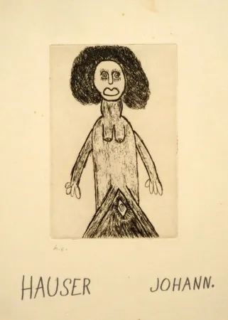 彫版 Hauser - Weiblicher Akt