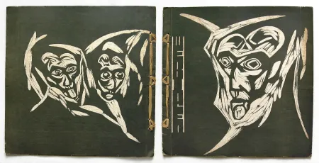 木版 Havermans - Heads (for 'Wendingen') 