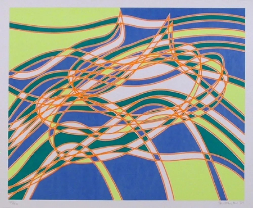 シルクスクリーン Hayter - #3 from the Aquarius Suite