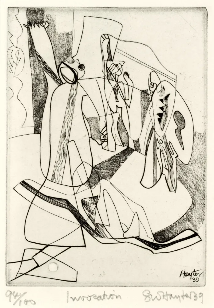 エッチング Hayter - Invocation