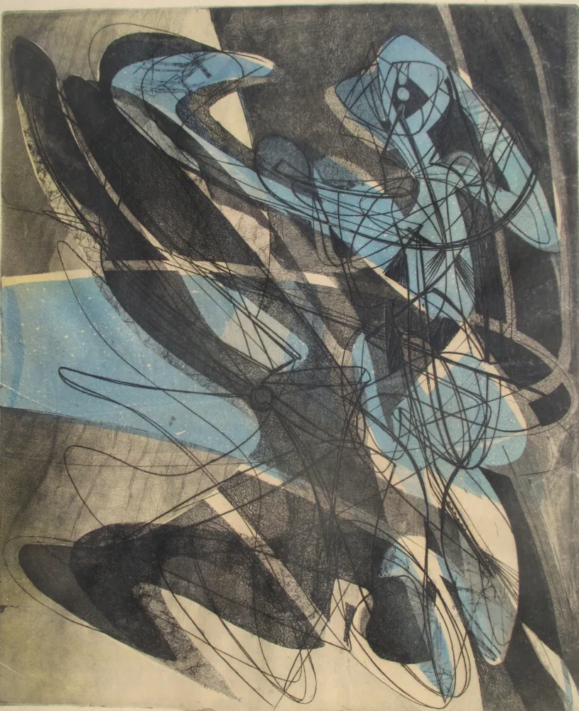 エッチングと　アクチアント Hayter - Jeux d'Eau