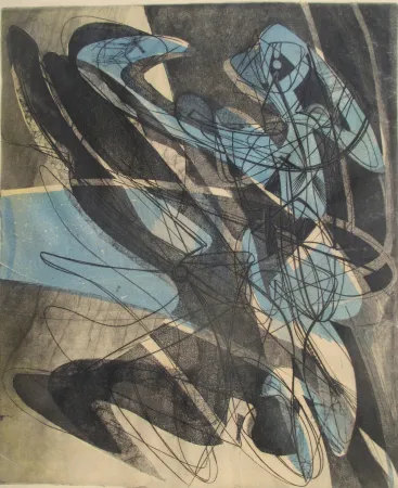 エッチングと　アクチアント Hayter - Jeux d'Eau