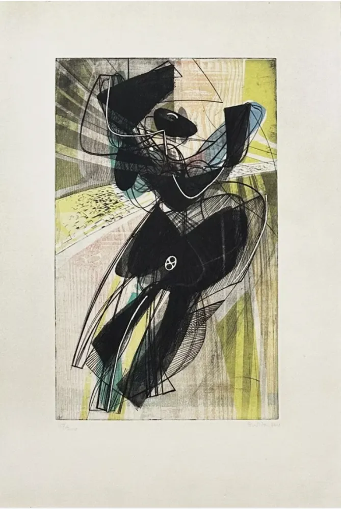 彫版 Hayter - La danse du soleil