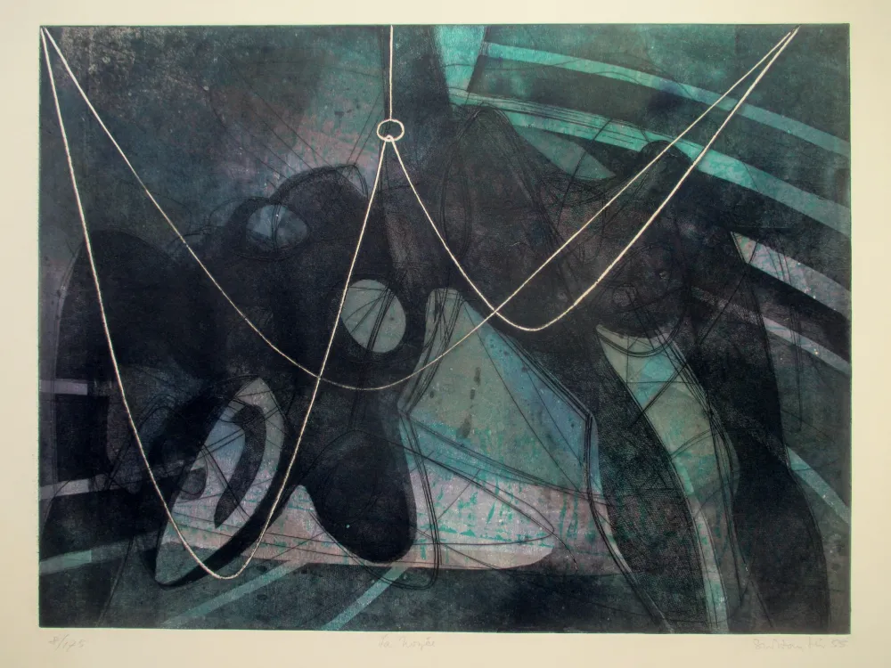 エッチングと　アクチアント Hayter - La noyée