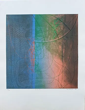 彫版 Hayter - Le pendu