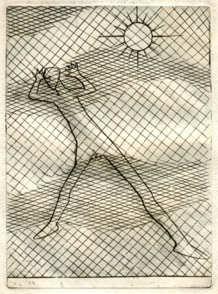 エッチング Hayter - Metamorphosis of Love (Faust's Metamorphosis)