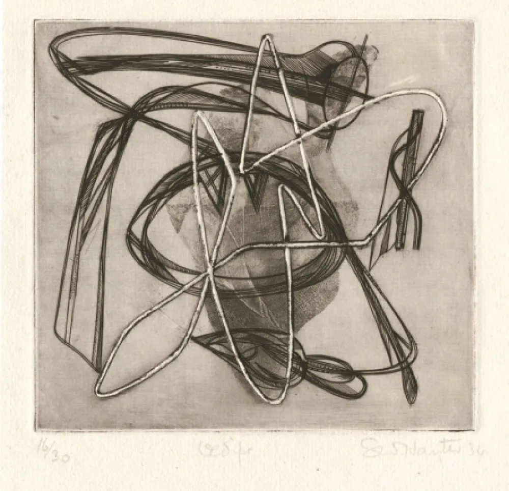 エッチング Hayter - Oedipe (Oedipus)