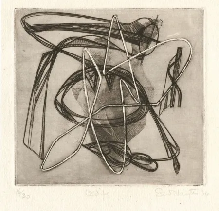 エッチング Hayter - Oedipe (Oedipus)