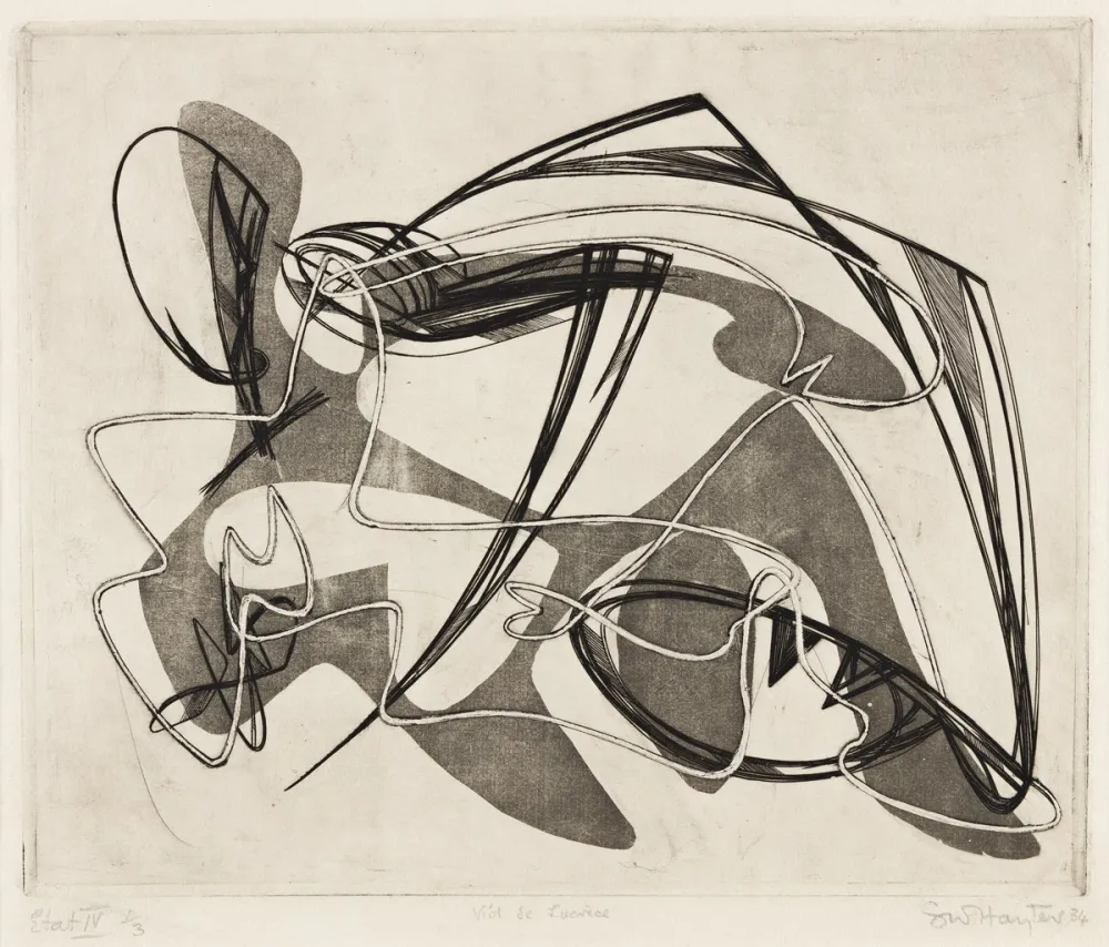 エッチング Hayter - Viol de Lucrece