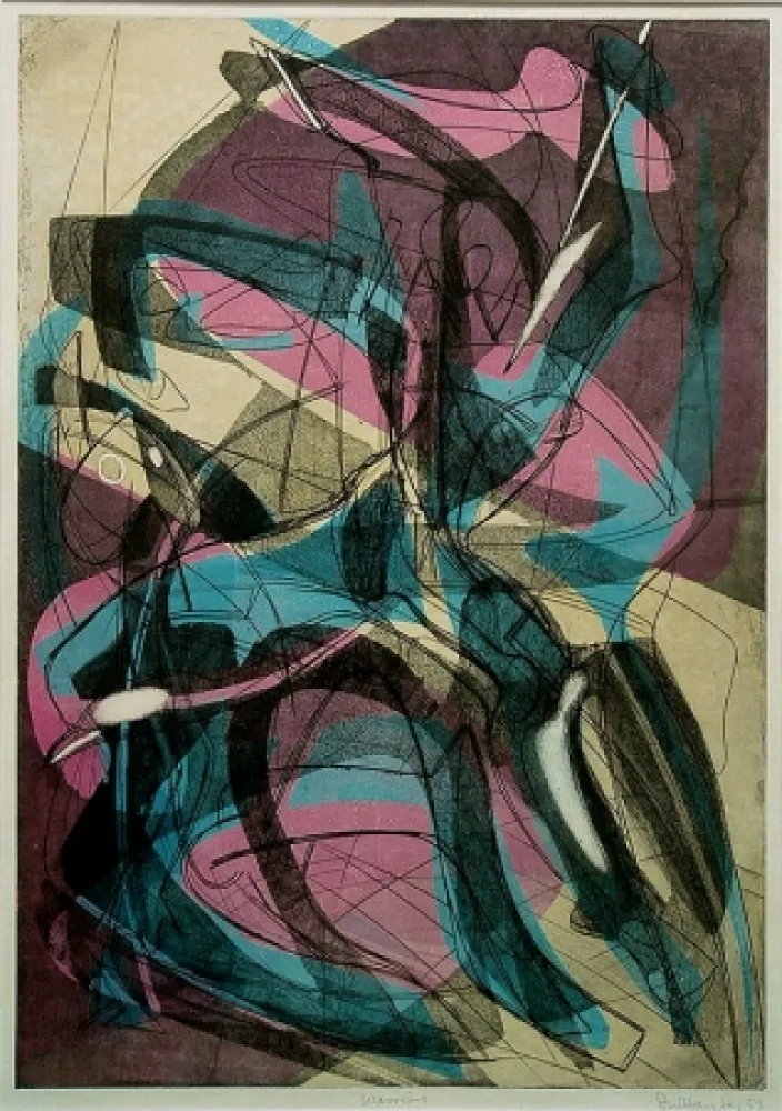 エッチング Hayter - Warriors (Guerriers)