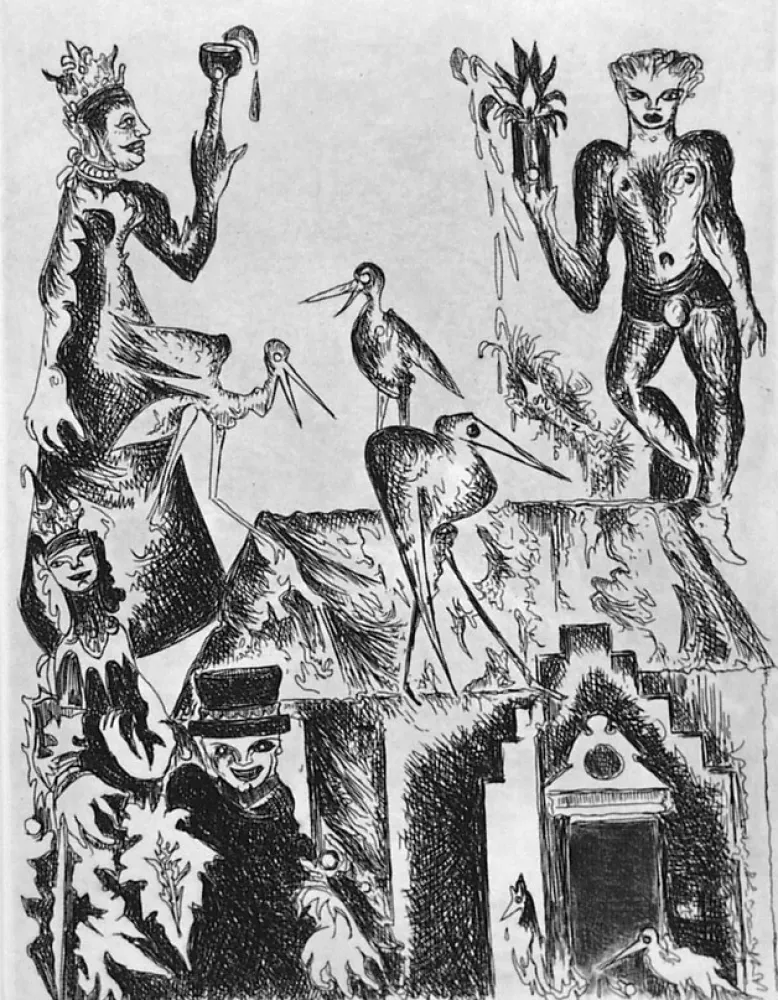 エッチング Haz - Le cicogne