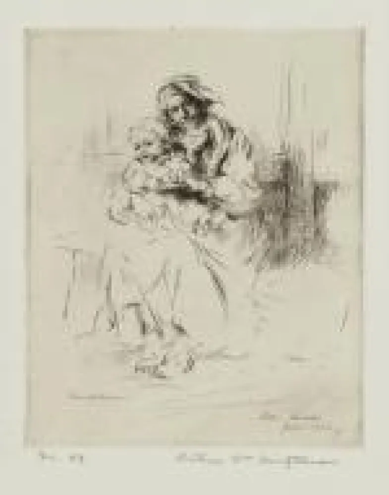 彫版 Heintzelman - Mother and Child, Sion, Suisse