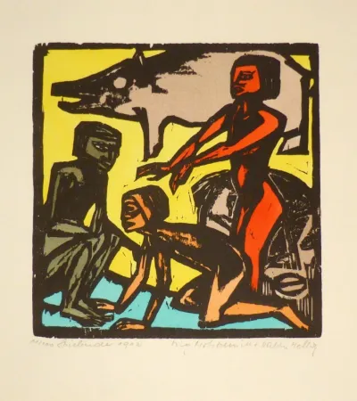 木版 Helbig - Spielende