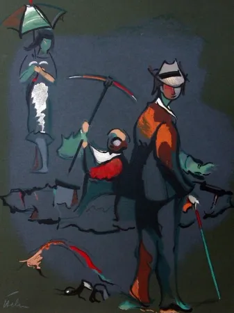 リトグラフ Helion - Sans titre