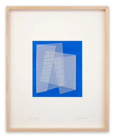 技術的なありません Henderson - Moiré Azur Blue