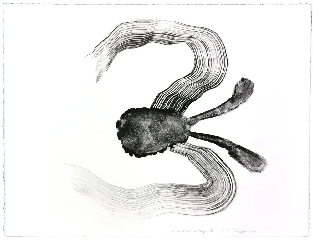 リトグラフ Henin - Auportrait en carpe XIV