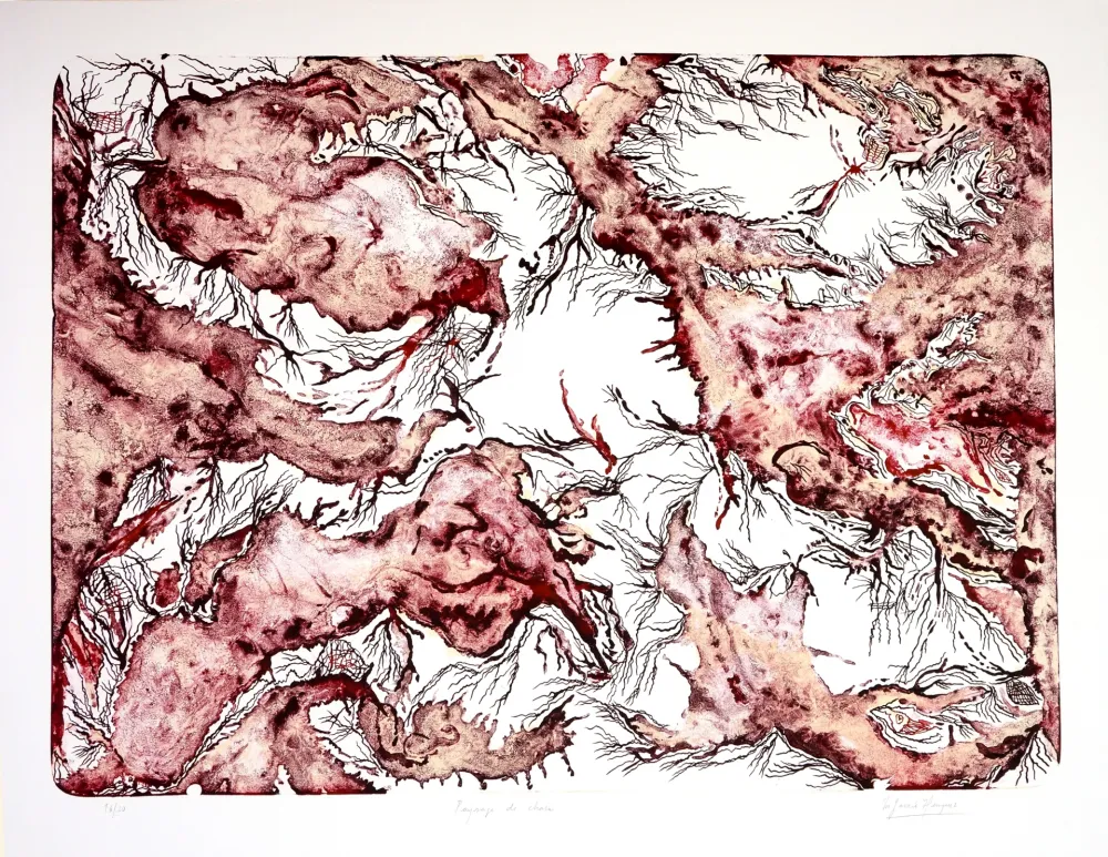 リトグラフ Henriquez - Paysage