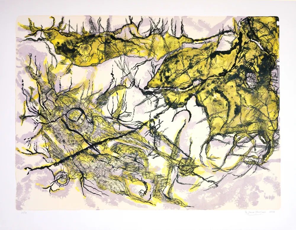 リトグラフ Henriquez - Sans titre